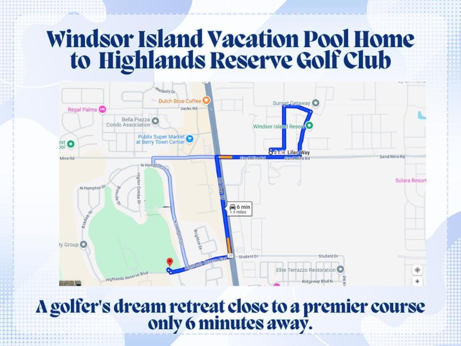 Windsor Island Vacation Pool Home Давенпорт Экстерьер фото