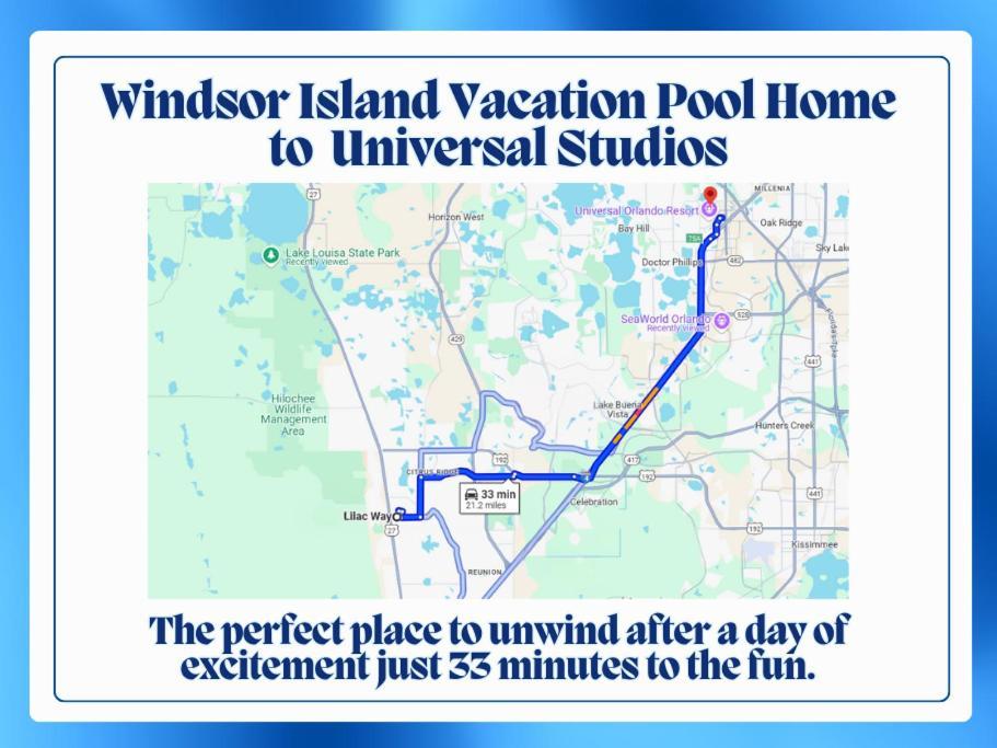 Windsor Island Vacation Pool Home Давенпорт Экстерьер фото