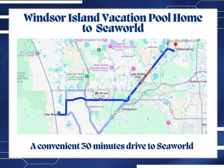 Windsor Island Vacation Pool Home Давенпорт Экстерьер фото